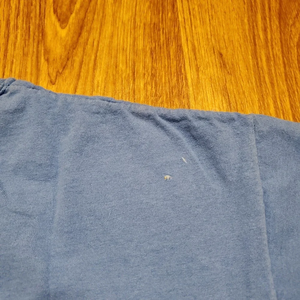 Vintage Cottagecore Shirt Adult XL Blue House is not a Home‎ Without Love 90s